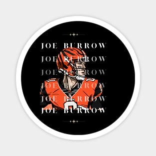 joe burrow cute graphic design Magnet